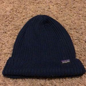Patagonia navy blue Beanie